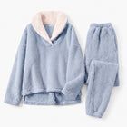 Kylea - Pigiama in Pile - Blu