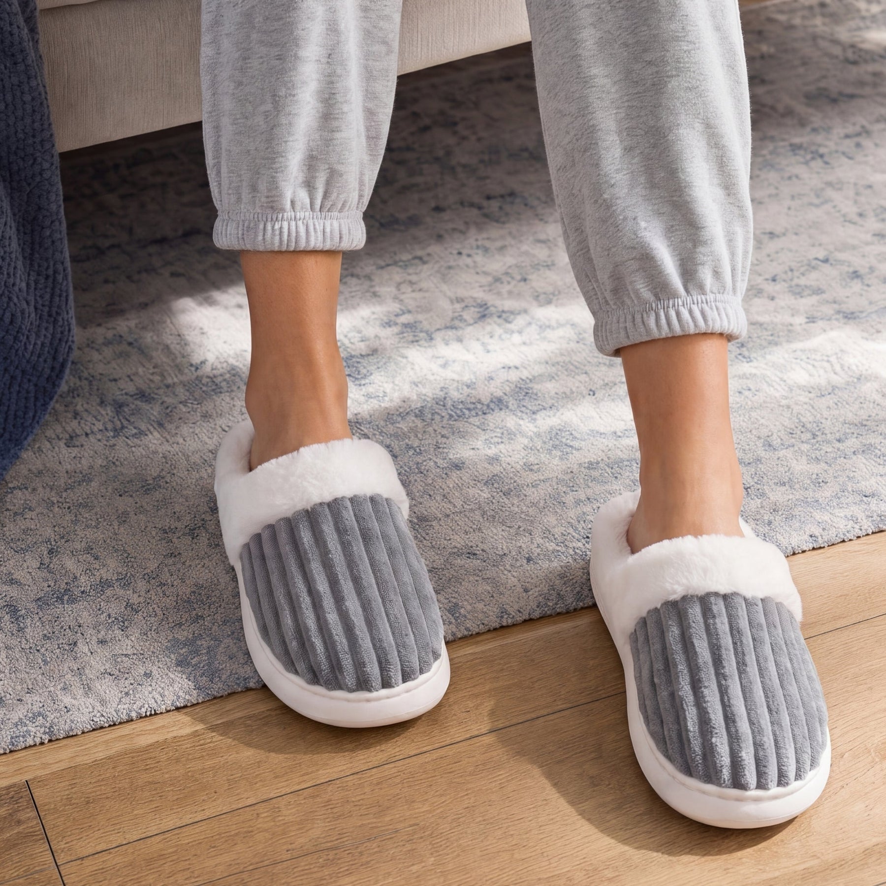 Kylea Cozy Grigio – indossate
